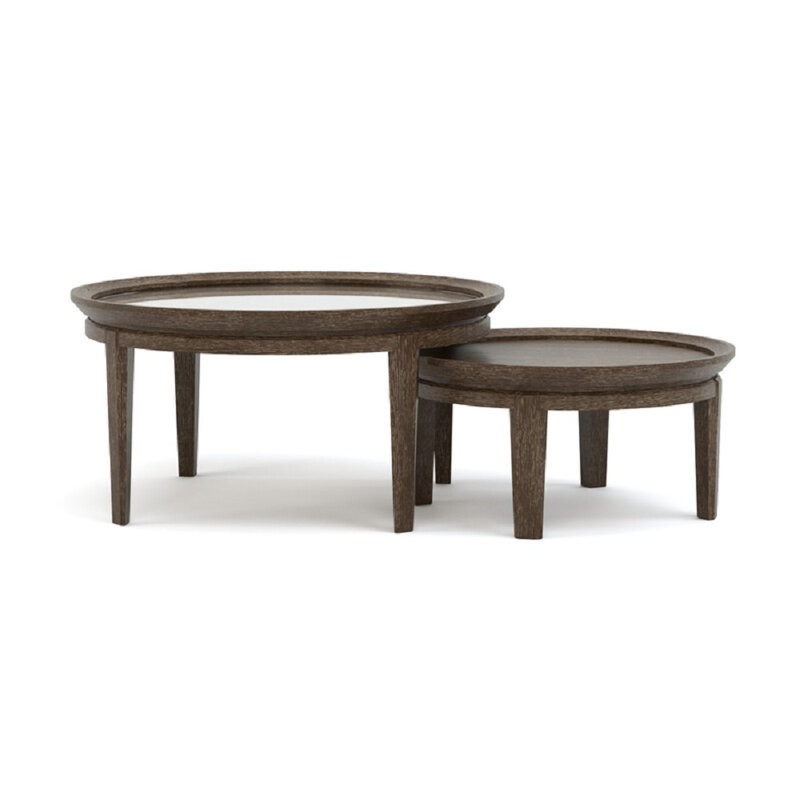 Maidstone Glass Coffee Table, 18" H x 36" L x 36" W, Pier