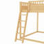 Lit mezzanine avec tête de lit tapissier, tablettes de rangement, échelle et glissade-130021643-130021645