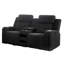 Fauteuils inclinables luxueux en velours côtelé de style moderne avec chargement USB et sans fil pour le divertissement dans le salon