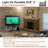 Light-On Grey 29.5" x 52.4" Portable Folding Frame CLR Projector Screen