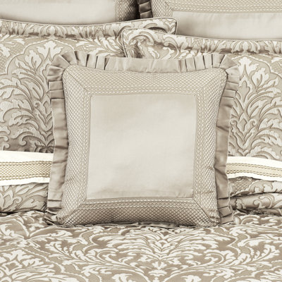 Brunello - Flax 20" Square Decorative Throw Pillow