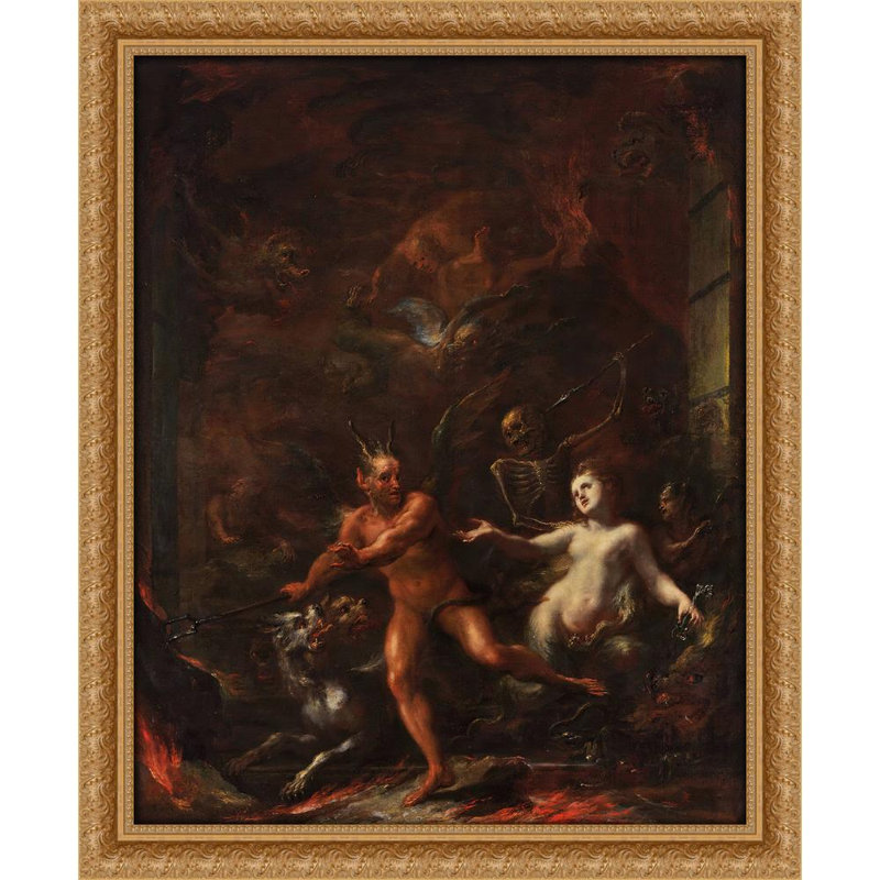Portes de l'enfer (vers 1703-1888), H 32 po x l 26 po