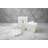 Premium Rock Crystal (Snow Quartz) Waste Bin