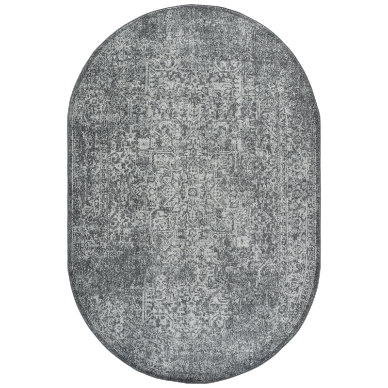 Annette Abstract Rug, Oval 6' x 8'