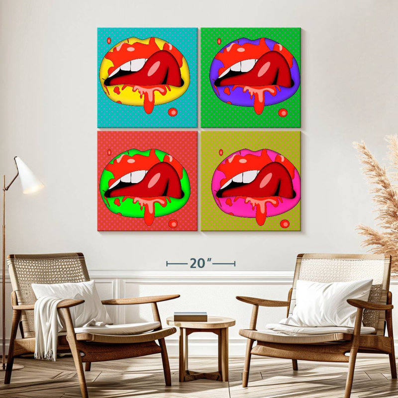 Shuttleworth Lips II, 57" H x 57" W