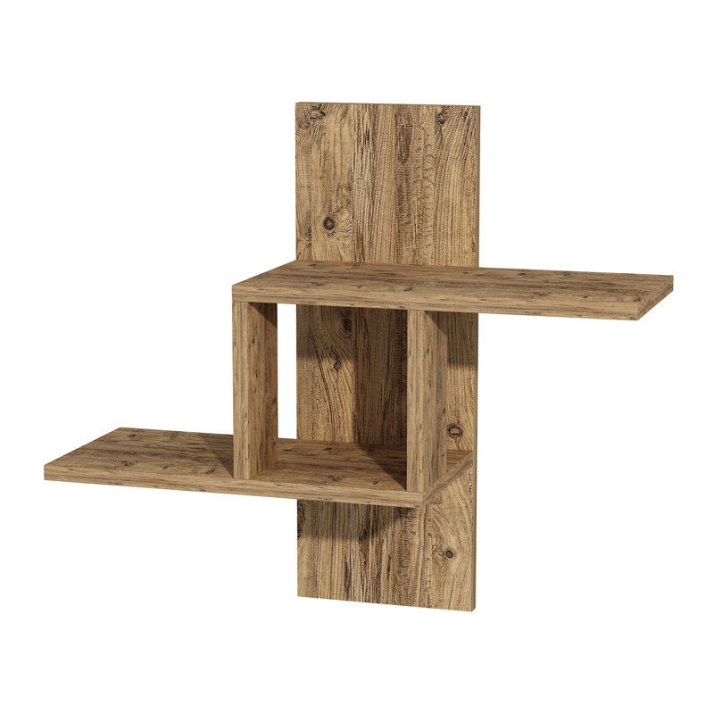 Evie-Sue 3 Piece Floating Shelf, Atlantic Pine
