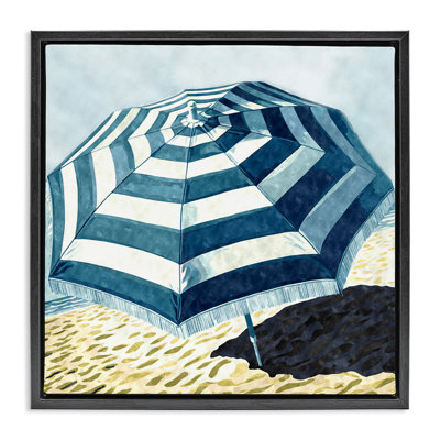 Striped Beach Umbrella