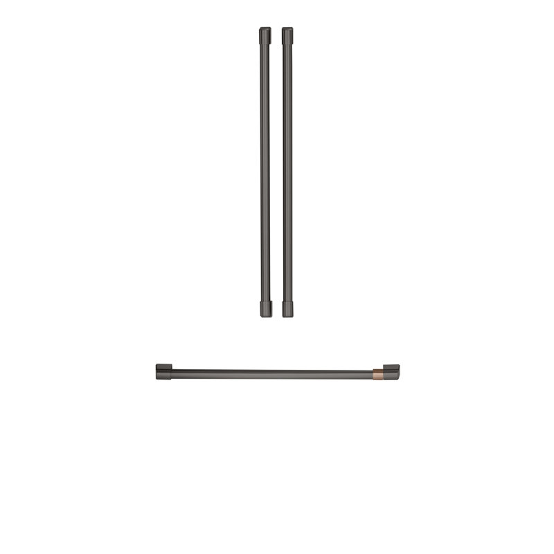 Refrigerator Handle, Brushed Black