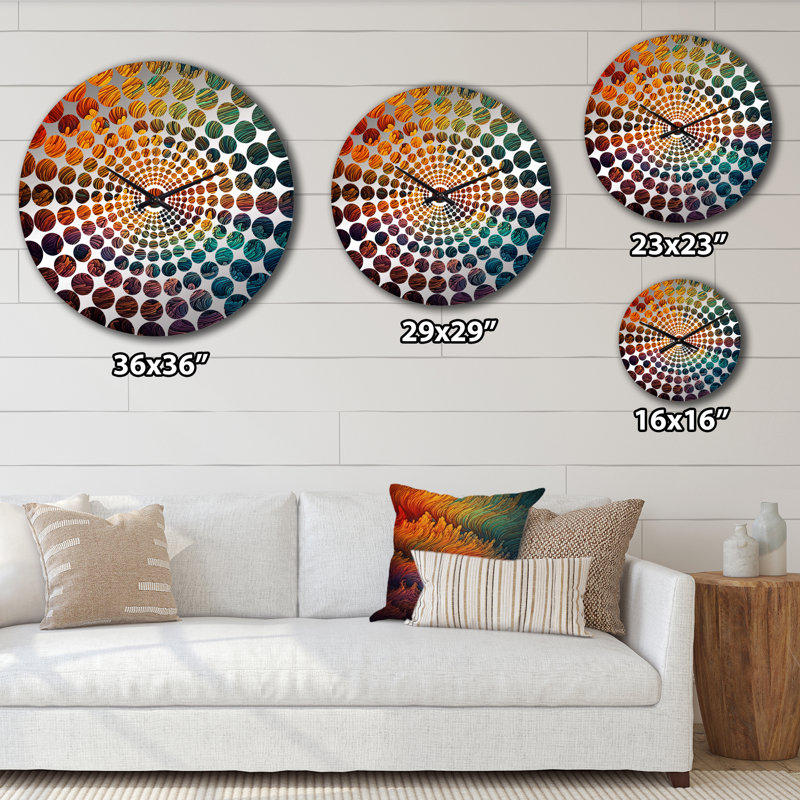 Horloge murale Rainbow, Très grand