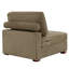 Chaise rembourrée sans accoudoirs en chenille chameau avec dossier rembourré, module de fauteuil simple pour canapé modulaire-27806438-9778267