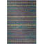 Tapis jaune / bleu / vert tissé à la machine Anbria-113755379