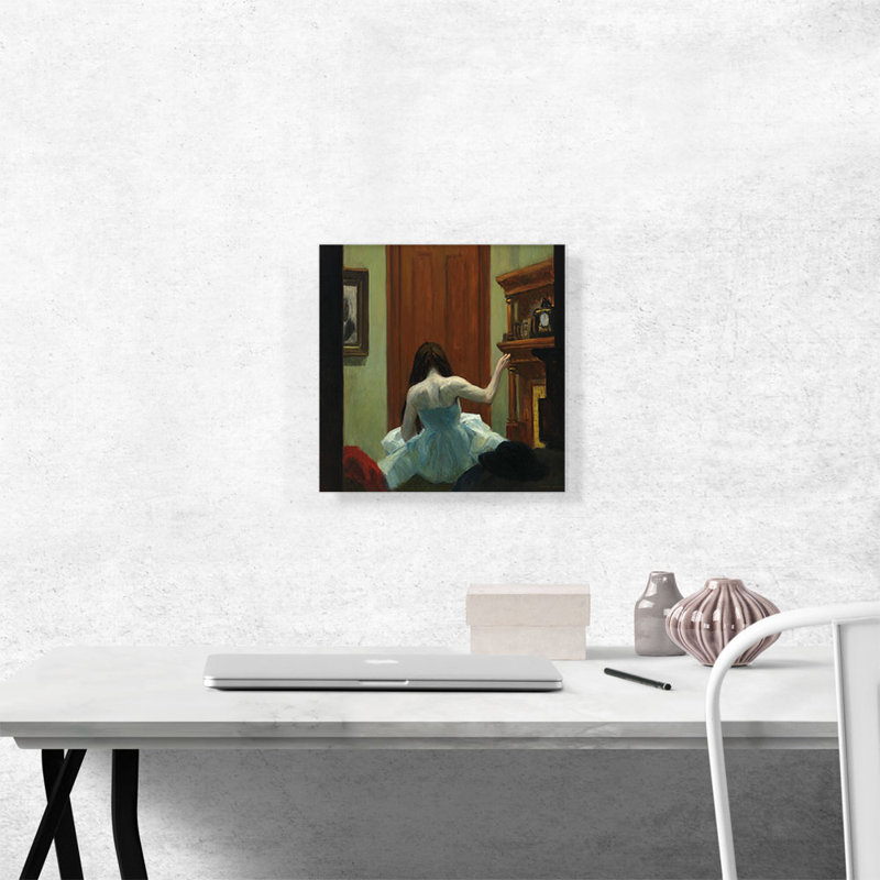 New York Interior 1921 - impression, H 12 po x l 12 po x P 0,75 po