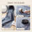 Dune2 Traditional Overdyed Solid Blue Gray Cream Machine Washable Non-Slip Low Pile Indoor Outdoor Pet Friendly Living Room Bedroom Dining Room Entryway Hallway Office Area Rug-290204550