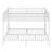 Metal Full XL Over Full XL Bunk Bed for Teens and Adults, Space-Saving, Noise-Reduced, No Box Spring Needed
