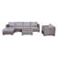 Kirkby Wicker Fully Assembled 5 - Person Seating Group with Cushions