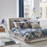 Hirigana Indigo Duvet Cover