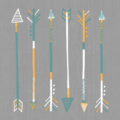 Arrows - Wrapped Canvas Painting