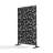 Metal Privacy Screen With Block Pattern