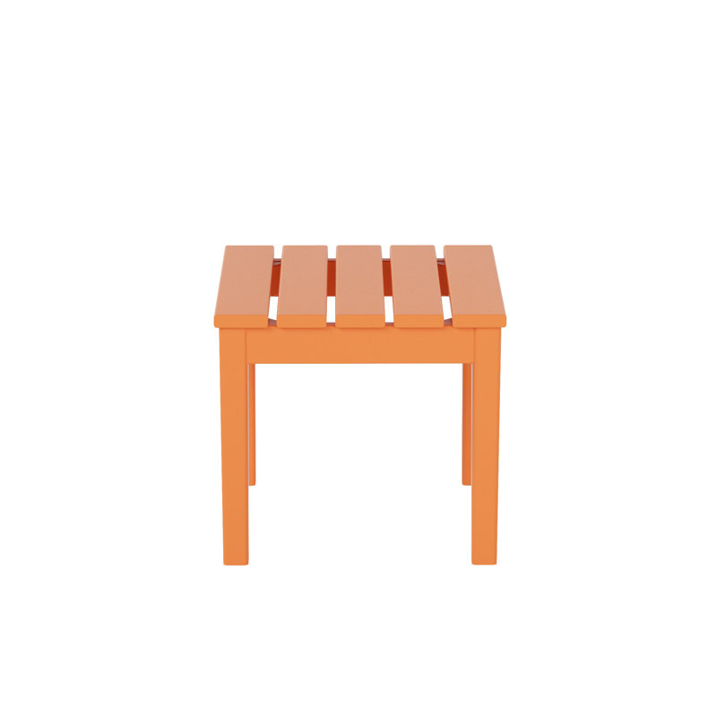 Table d'appoint en plastique Joubert, Orange