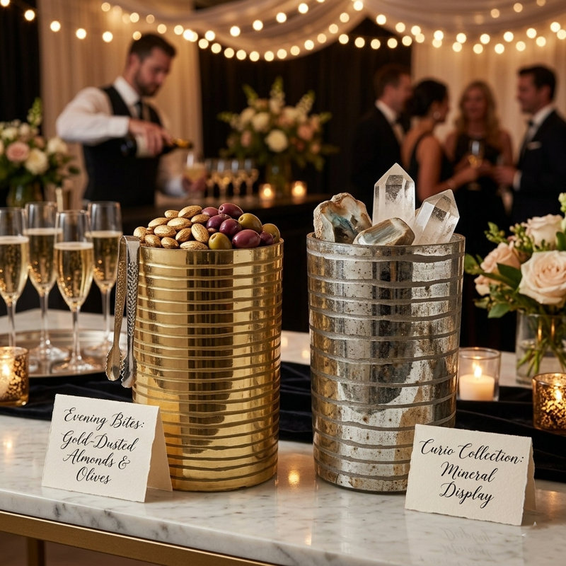 Vase de table en verre Chaffins