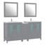  Ensemble de meuble-lavabo double 72 "avec miroir-27042723