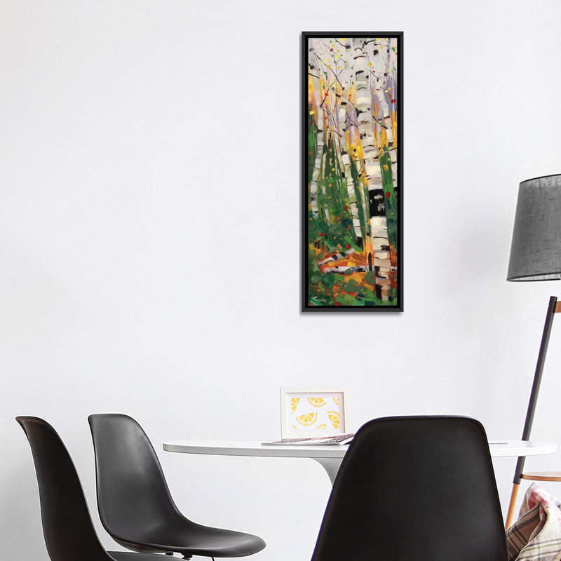 «Tango», reproduction d'art sur toile tendue, H 48 po x l 16 po x P 1,5 po, Cadre noir