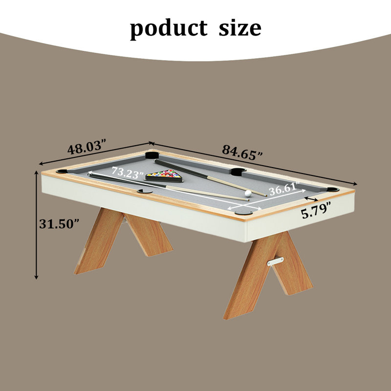 A Versatile three-in-one Table that Serves as Both a Billiards Table and a Dining Table.