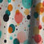 Vibrant motif à pois multicolores III - rideau abstrait - rideau occultant - 1 panneaux-107551496
