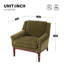 Chaise d'appoint rembourrée 31 po Mid-Century-133591821