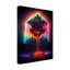 Art mural sur toile tendue - «Neon Tree 2» de Wumples pour décoration de salon, de chambre à coucher ou de bureau - 24 x 32