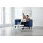 Causeuse en velours capitonné Chesterfield-131454445-131454446