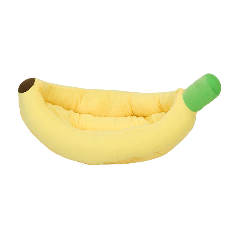 Plush Fabric Pet Bed, 45cm H x 70cm W x 45cm D