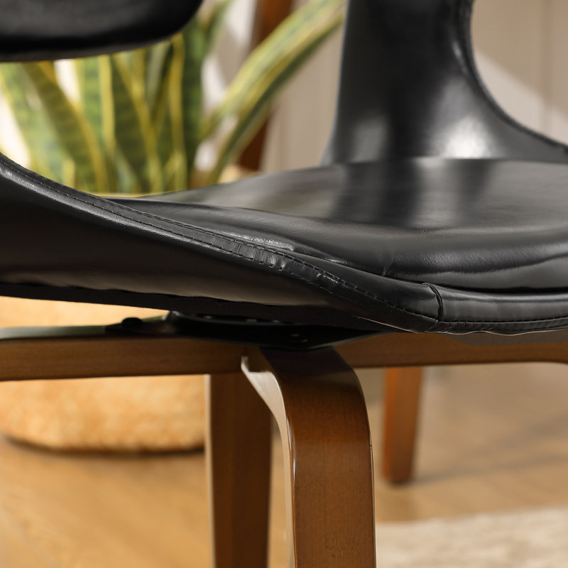 Upholstered Dining Chair, Black