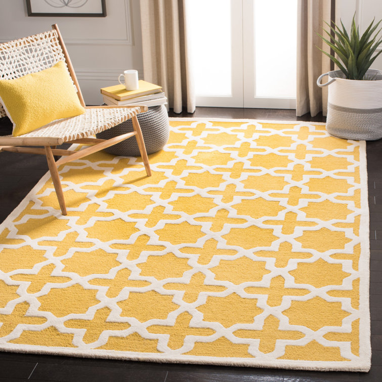 Igna Wool Yellow Area Rug