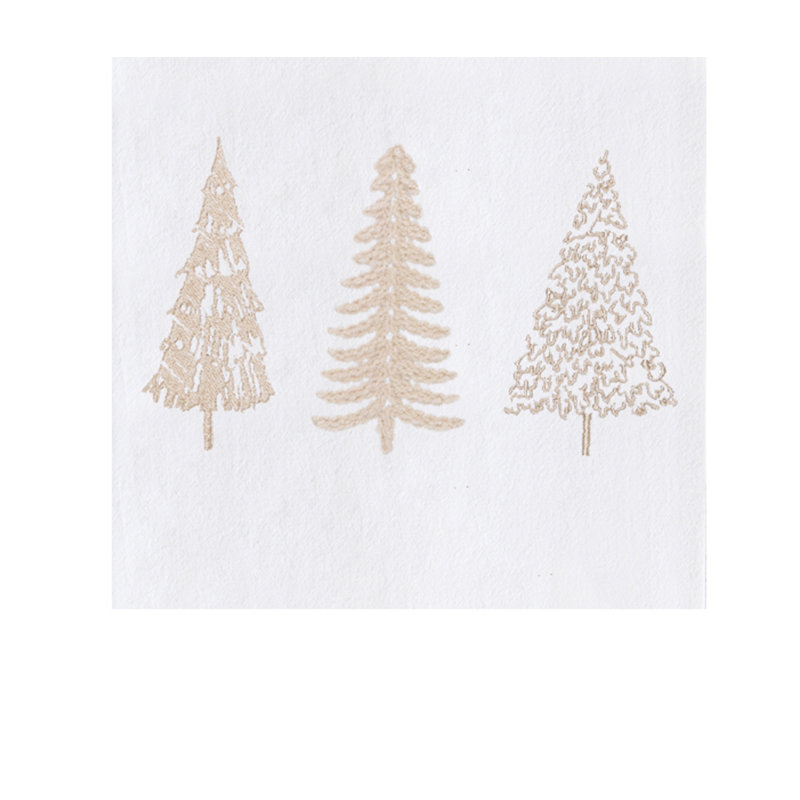 Serviette Winter Trees