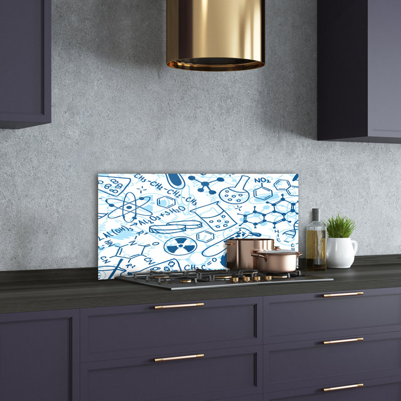 Dominica 50cm W x 100cm L Glass Peel and Stick Panel