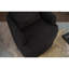 Fauteuil ergonomique pivotant en tissu avec coussin de dossier rembourré en coton pour l'intérieur