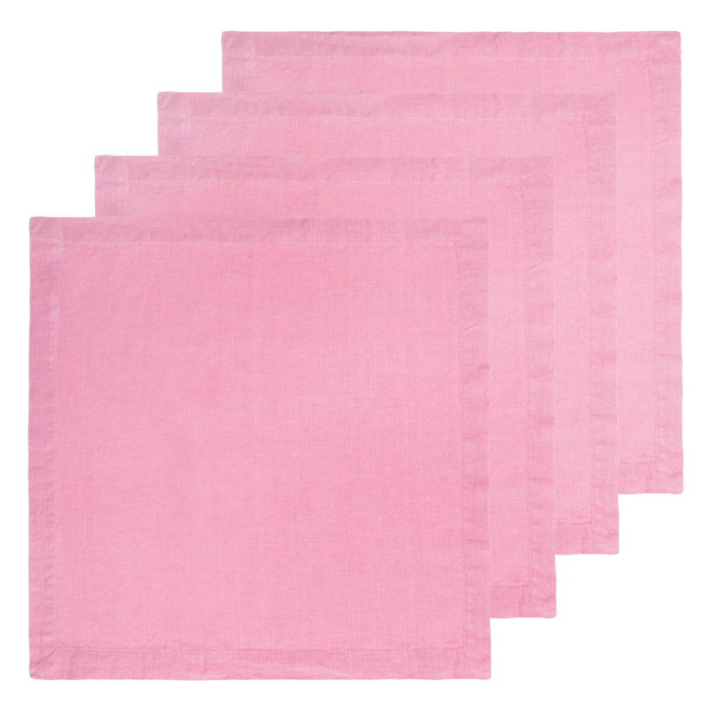 Dalissa Linen Square Napkin, Peony