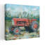 «Red Tractor Abstract Contemporary Landscape Nature», art mural-1725245763
