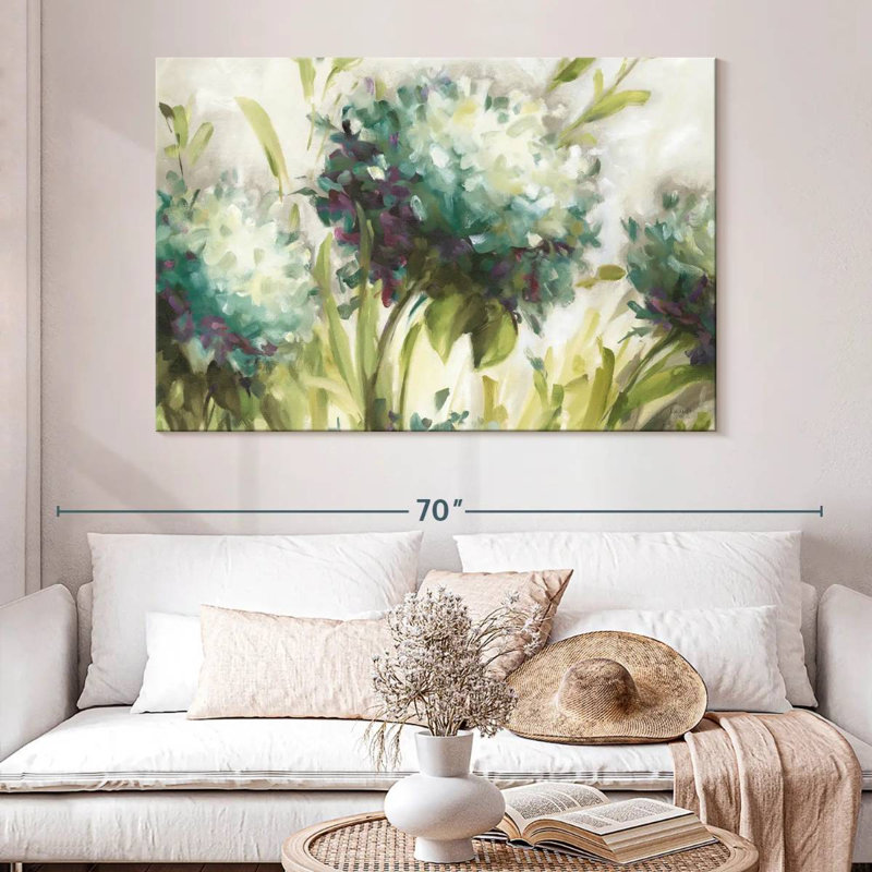 Harnek Hydrangea Field I, 34" H x 51" W