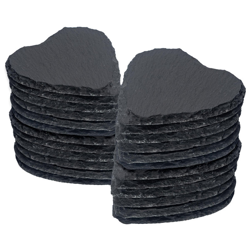 Heart 24 Piece Coaster Set