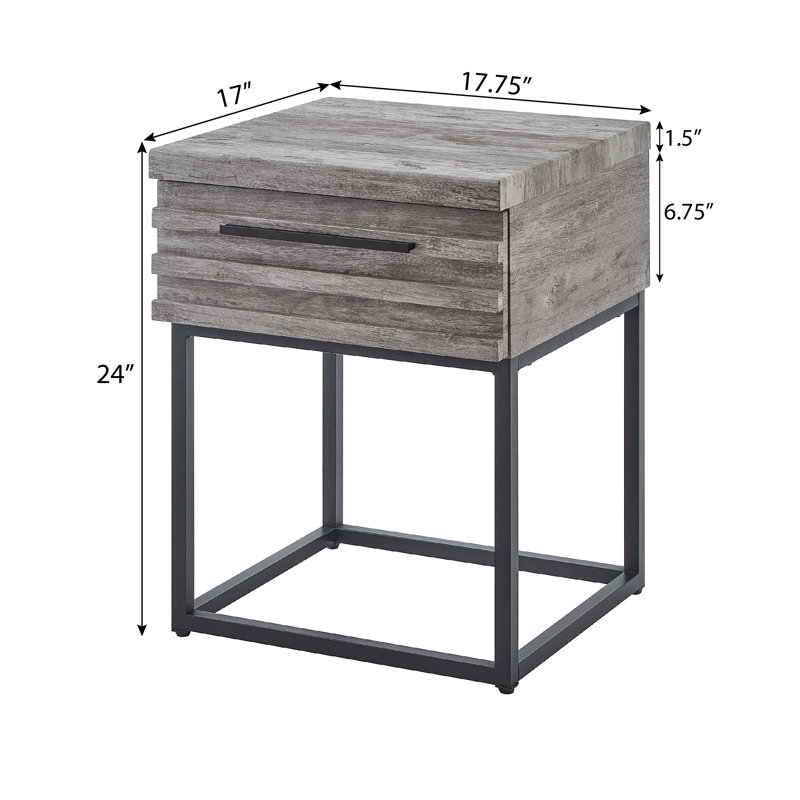Odeen 3-Piece Bedroom Set, King, Tan/Grey Nighstands
