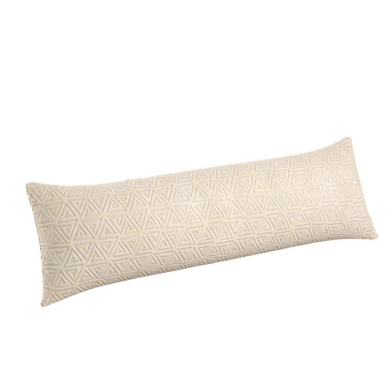 Coussin Porthcurno, Beige, H 14 po x l 36 po