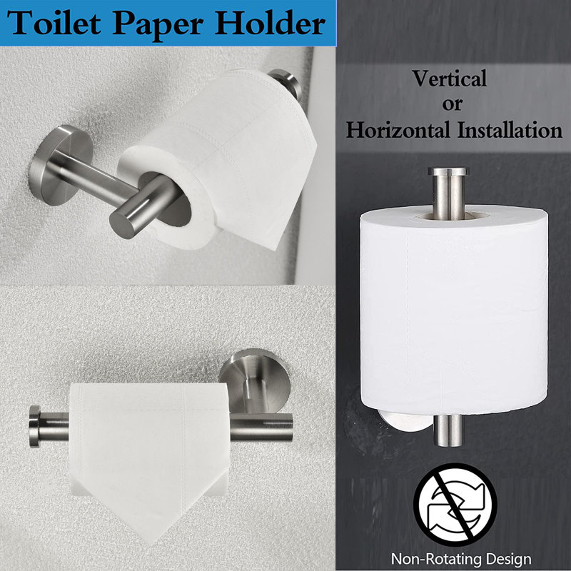 Bathroom Hardware Set,  Brushed Nickel