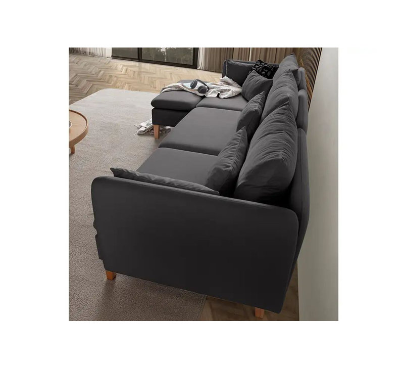 Canapé d'angle, Anthracite