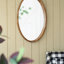 Miroir mural 24 po x 36 po avec cadre en bois, miroir en bois de ferme pour console de salle de bain