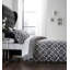 Medina Trellis Black/White Reversible Duvet Cover Set-41028005