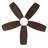 Solid Wood Ceiling Fan for Bedroom, 32 in, with Remote Operation, LED Illumination, Timer Settings