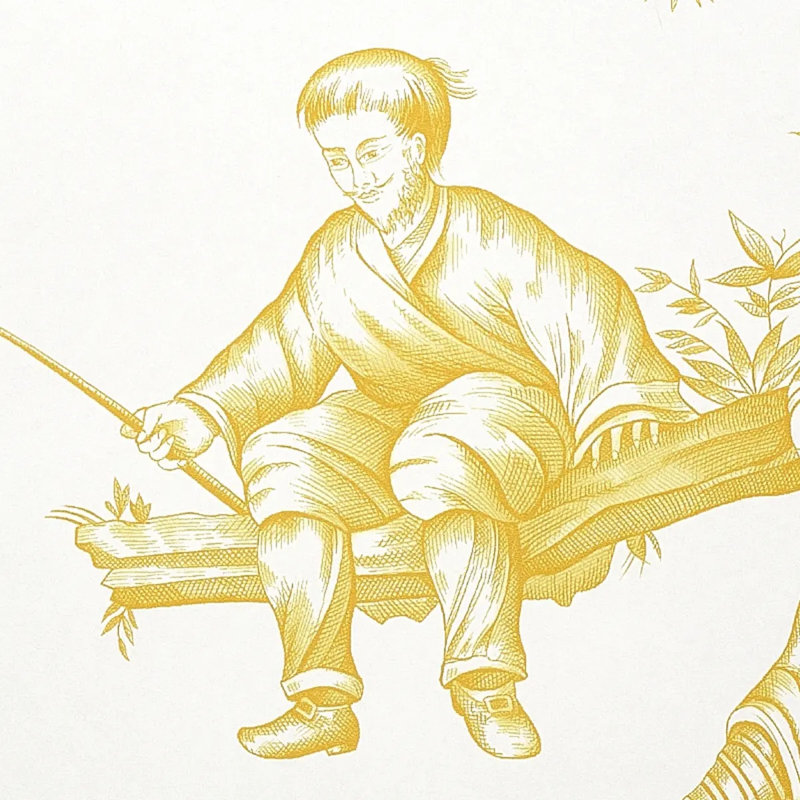 Papier peint Shengyou Toile, Jaune