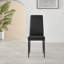 Eubanks 6 Grey Dining Table & 6 Grey Gold Leg Chairs-2110920498-2095718155